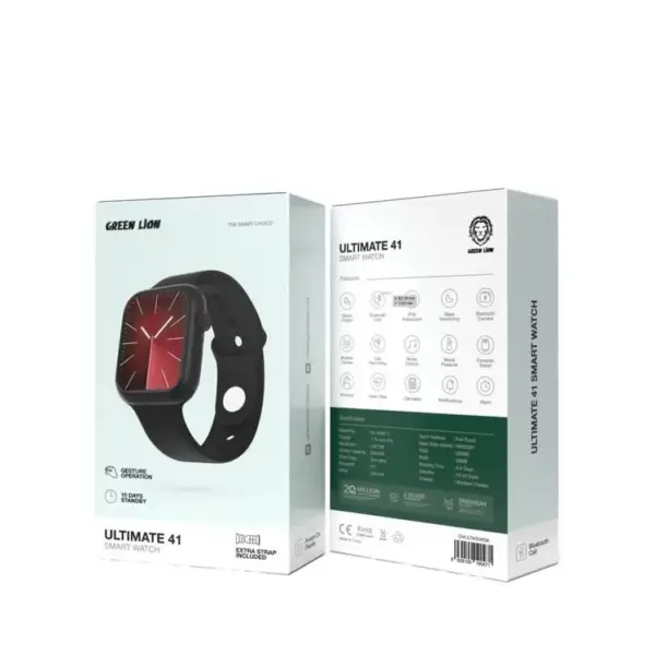 GREEN LION SMART WATCH  ULTIMATE 41 | black